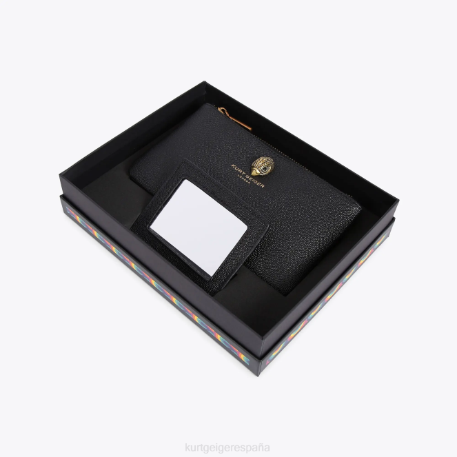 Kurt Geiger mujer set de regalo con bolsa de águila de Londres 2LPR500 | bolsas negro